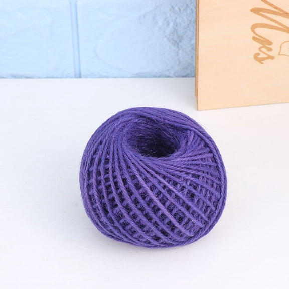 LOLIPPYY Natural Jute Binder Twine Roll, Craft String for Home Decor, Gardening, Wrapping, and Embellishments