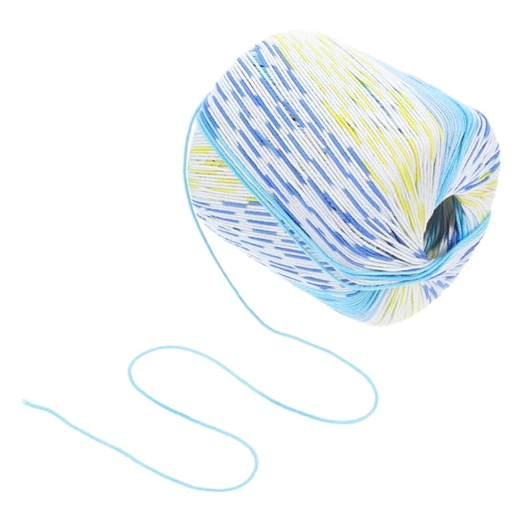 LOLIPPYY 1 Roll Multi Cotton Yarn For Beginners Crochet Thread Ideal For Home Decor Crafting