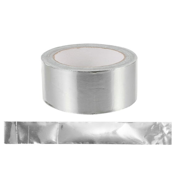 LOLIPPYY 1 Roll Thermal Tape Silver High Temperature Durability Underfloor Heating Insulation