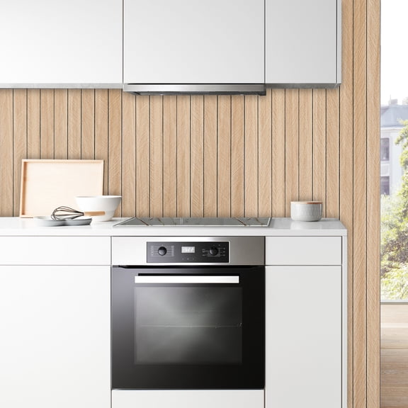 LOLIPPYY 1 Roll Wood Grain Peel And Stick Wallpaper: Self Adhesive Removable Wallpaper - 40cm x 3m Waterproof Wall Panels for Living Room Bedroom Decor