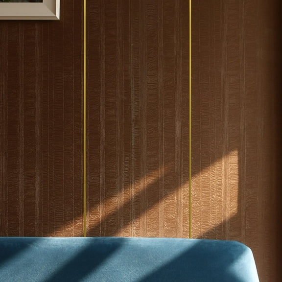 LOLIPPYY 1 Roll of Flexible Molding Trim Wall Trim Golden PVC for Homeowners DIY Enthusiasts for Bathroom Living Room