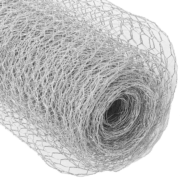 LOLIPPYY 1 Roll Hexagonal Chicken Wire Mesh Fence, Garden Poultry Netting for Animal Enclosure and Plant