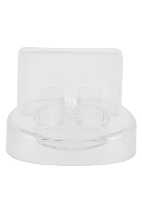 Transparent ABS Wall Mount Watch Charger Stand with No-Drill Installation for Easy Charging