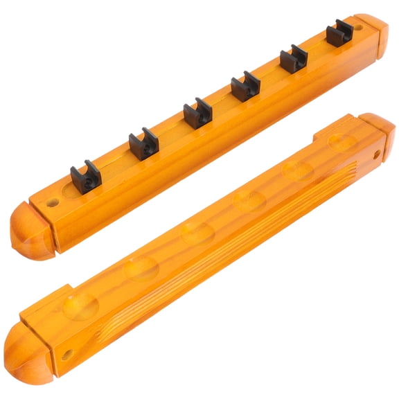 LOLIPPYY 1Set Wall Mounted Wooden Cue Rack for Pool Table Cue Stick Holder Accessories