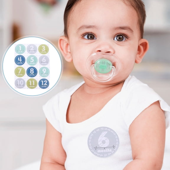 LOLIPPYY Baby Photo Sticker Set, Assorted Colors Keepsake for Newborn Parents, Perfect for Celebrating Baby
