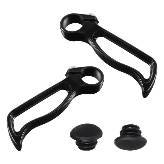 LOLIPPYY 1 Set Bike Handlebars Aluminium Alloy Black Stability Support For Mountain Bikes