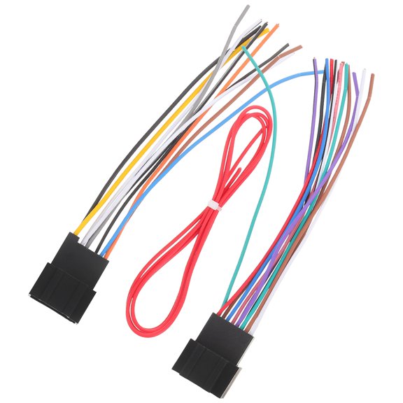 LOLIPPYY 1 Set Car Stereo Kit Plastic Assorted Connection for Radio Harness Adapter