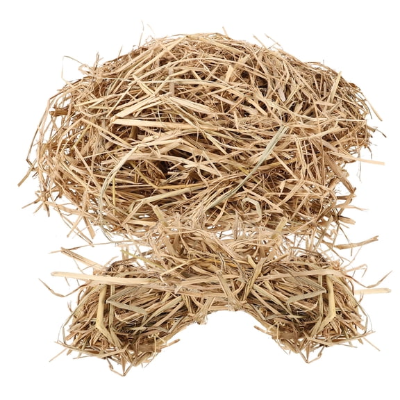 LOLIPPYY 1 Set Chicken Bedding for Nesting Box Light Yellow Shredded Straw for Pet Owners