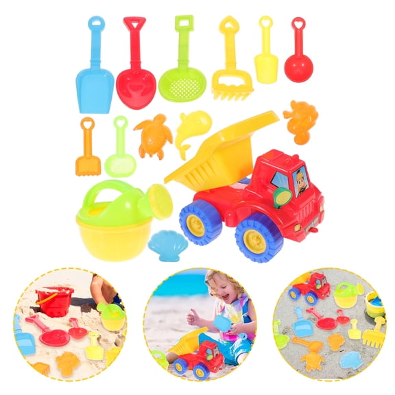 LOLIPPYY 1 Set Cute Beach Tools Plastic Assorted Color Sand Digging Tools for Outdoor Activities