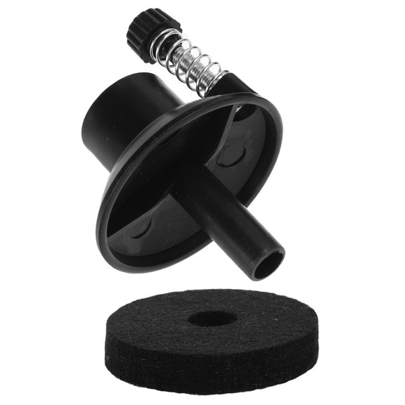 LOLIPPYY 1 Set Cymbal Pads Felt Set Black Wool For Jazz Drums And Practice Sessions