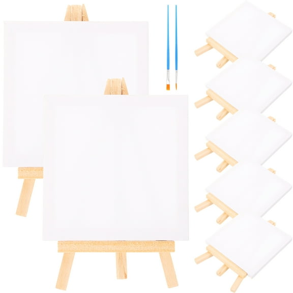 LOLIPPYY 1 Set Delicate Mini Easels Multi-function Painting Canvases Decorative Canvas Easels