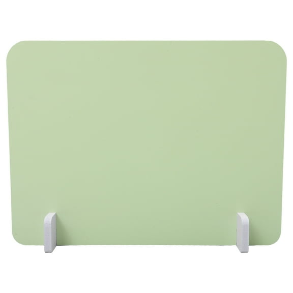 LOLIPPYY Desk Partition Barrier Set, Light Green Plastic Divider with Simple Design for Office Employees Workspace