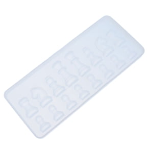 LOLIPPYY 1 Set Transparent Silicone Epoxy Molds with Chess Design for Baking and Crafting Activities