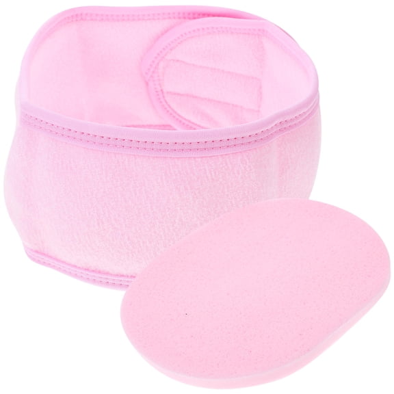 LOLIPPYY 1 Set Facial Headband for Deep Skin Cleansing Routine in Pink Cloth