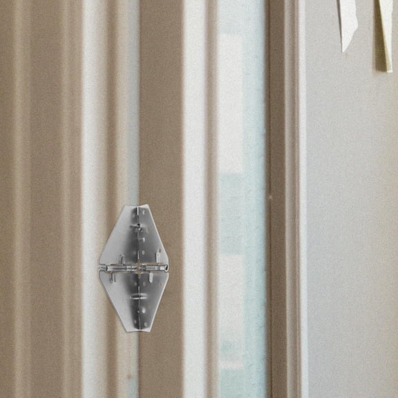 LOLIPPYY 1 Set Folding Table Hinge Wall Table Fold Down Hinge Iron Silver for Home Use 180 Degree Opening