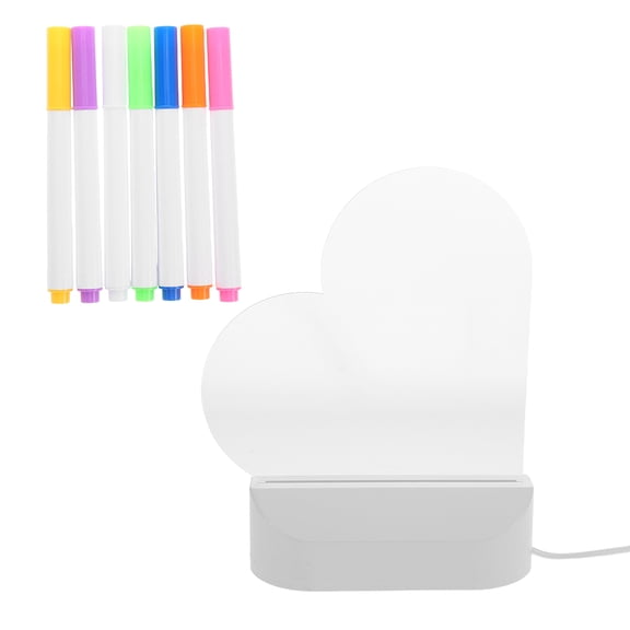 LOLIPPYY Graffiti Board Set 1 Acrylic Transparent Erasable Memo Board for Office and Back to School Use