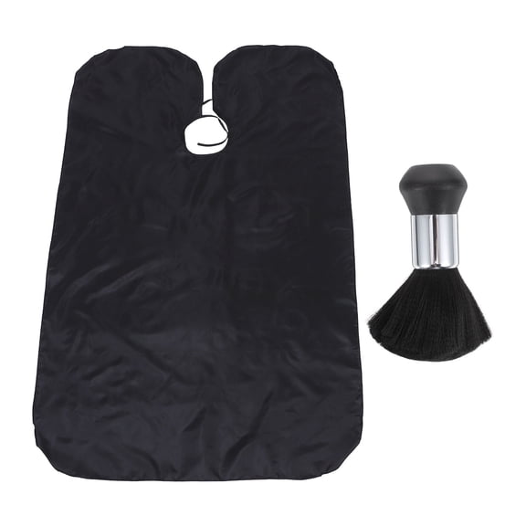 LOLIPPYY Hair Salon Cape Hair Cutting Tools Black 1 Set