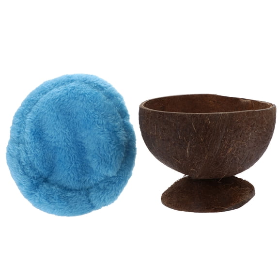 LOLIPPYY 1 Set Handmade Woven Bird Nest Ideal for Hamsters and Gerbils Indoor Natural