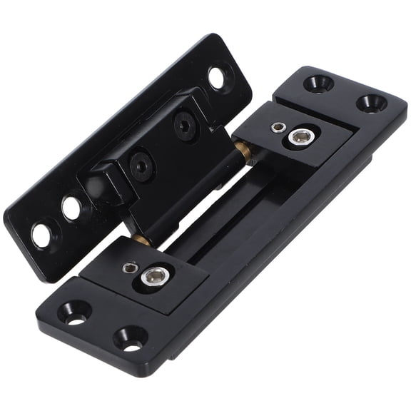 LOLIPPYY Black Stainless Steel Hidden Door Hinges Set, Standard Door Hardware for Homeowners and Projects