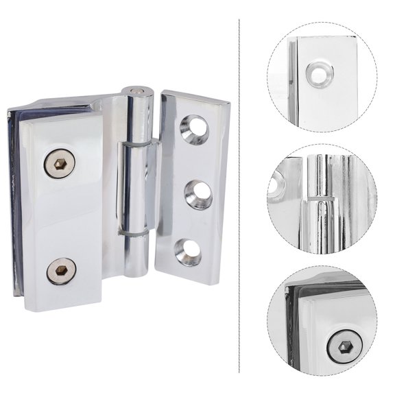 LOLIPPYY 1 Set Hinge Restrictors for Cabinet Doors Zinc Alloy Silver Practical Design