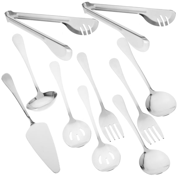 LOLIPPYY 1 Set Kitchen Utensils Set Stainless Steel for Home Use with Various Shapes