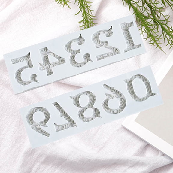 LOLIPPYY 1 Set Numbers Fondant Mold For Chocolate Molding And Cake Decorating Supplies