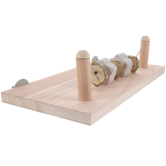LOLIPPYY Wooden Parrot Perch Set for Birds, and Fun Bird Accessory
