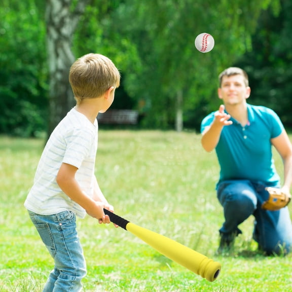 LOLIPPYY 1 Set Portable Yellow Baseball Set Designed for Hand-Eye Coordination and Arm Exercise