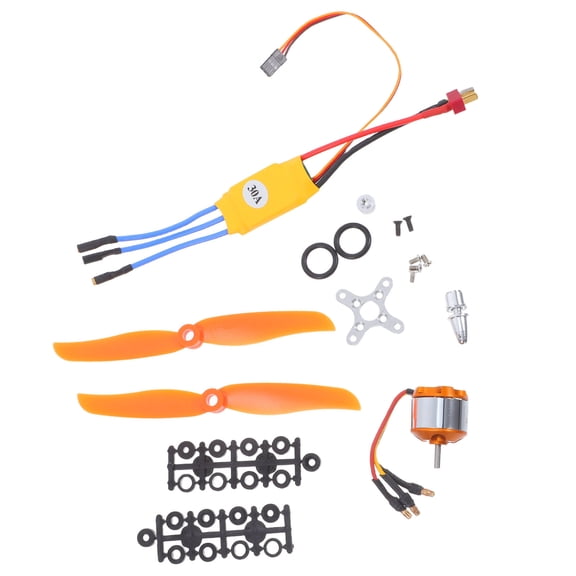 LOLIPPYY 1 Set Propeller Motor Brushless DC Motor Plastic Precise Speed Control for Outdoor Flying Entertainment