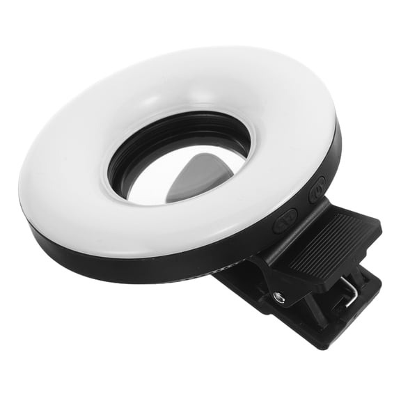 LOLIPPYY Macro Lens Fill Light Black ABS 15X Magnification for Vibrant Images