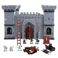 thumbnail image 1 of LOLIPPYY 1 Set Scene Layout Model Castle Soldiers Assembled Model Toy, 1 of 7