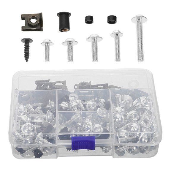 LOLIPPYY 1 Set Screws for Motorcycles Aluminum Silver DIY Touch for Motorcycle Modification Parts