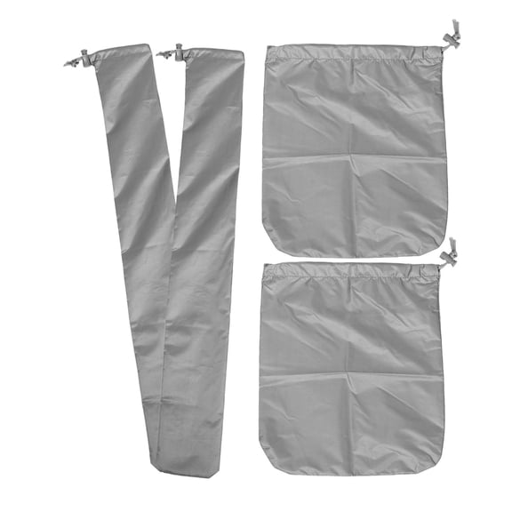 LOLIPPYY 1 Set Side Mirror Covers Grey Polyester for Bird Dropping Shield