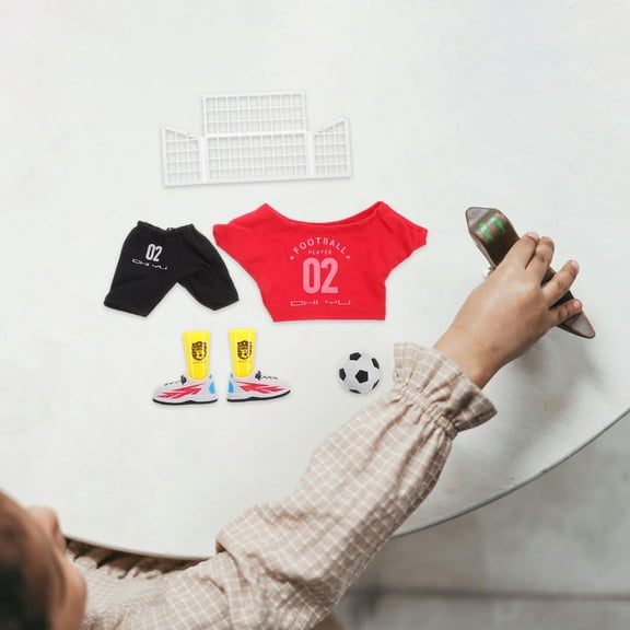 LOLIPPYY 1 Set Soccer Party Games for Tabletop Sports Play featuring Compact Design Red PU for Fan Gear