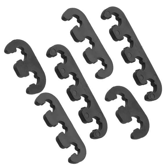 LOLIPPYY 1 Set Spark Plug Wire Separators Kit Black Plastic for Stable Connection