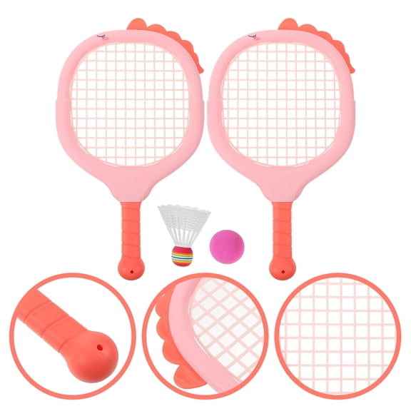 LOLIPPYY Kids Tennis Racket Set for Outdoor Play, 1 Set Plastic Tennis Rackets for Children