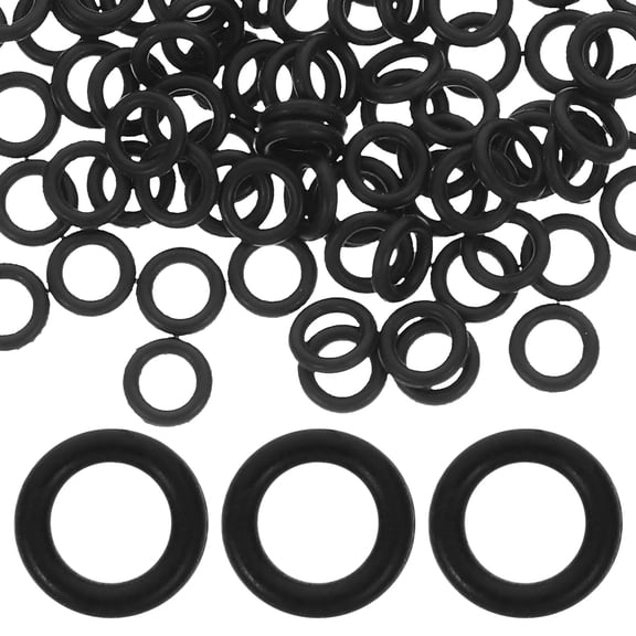 LOLIPPYY 1 Set Thick Rubber Washers Black Nitrile For Household Dustproof Gasket
