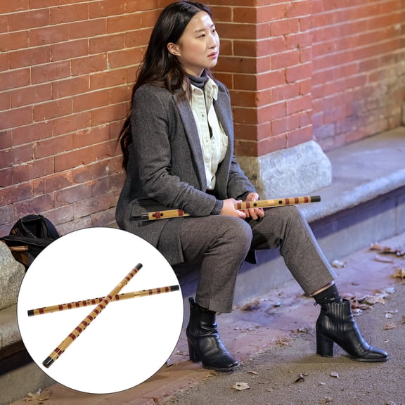 LOLIPPYY Flute Set Traditional Chinese Woodwind Instrument Assorted Colors for Beginner Players and Music Enthusiasts