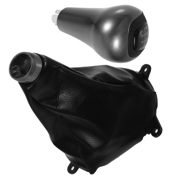 LOLIPPYY 1 Set Universal Black Car Shift Knob Cover Manual Gear Shift Boot For Vehicle Owners