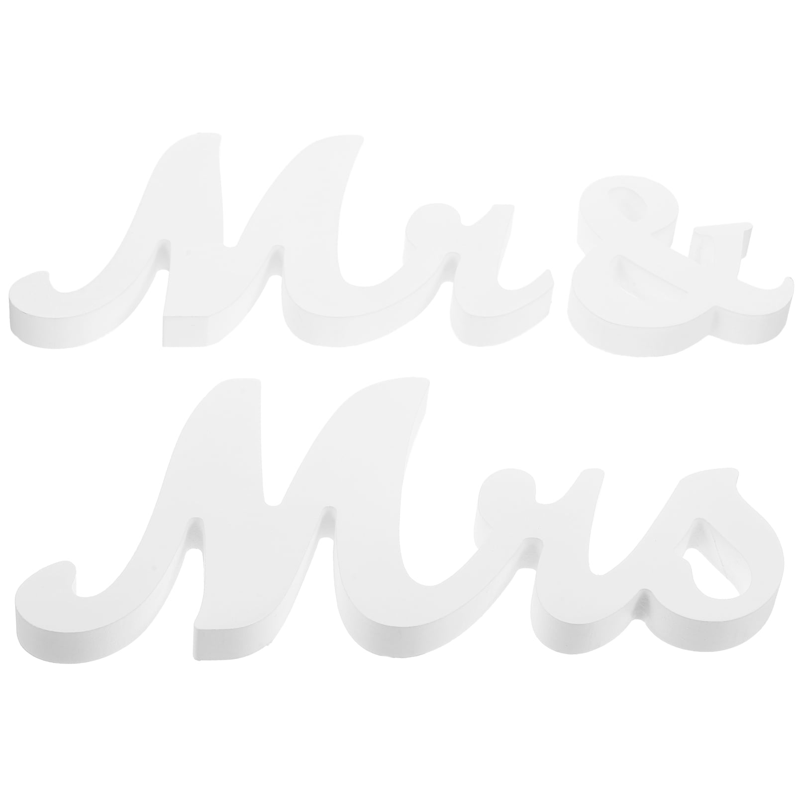 LOLIPPYY 1 Set Wedding Day Table Decorations Valentine's Day Wood ...