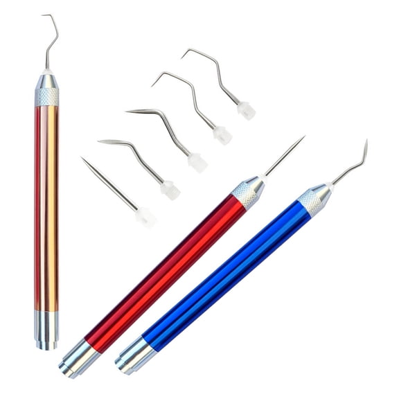LOLIPPYY 1 Set Weeding Tool Set for Vinyl Tools in Blue for Dark Environments