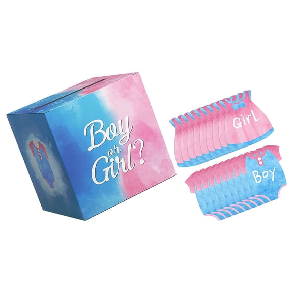 LOLIPPYY Birthday Voting Box Set, Paper Party Decoration in Assorted Colors for Fun Birthday Celebrations