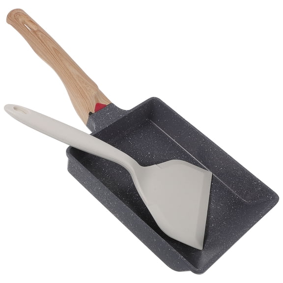 LOLIPPYY 1 Set of Black Non-stick Egg Pancake Frying Pan Easy to Clean Cooking for Home Users