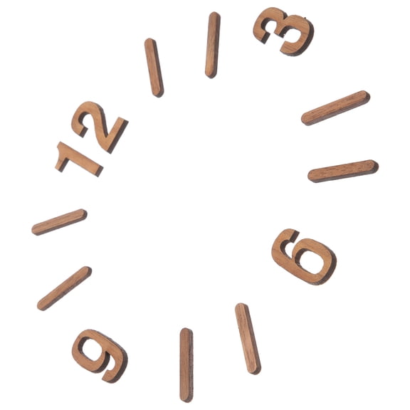 LOLIPPYY Clock Making Kit with Large Numbers for Wooden Wall Clock Decoration, Complete Set for Crafting