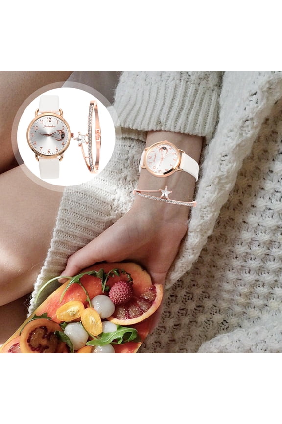 1 Set of Decorative Watches White Alloy Round Casual Decoration