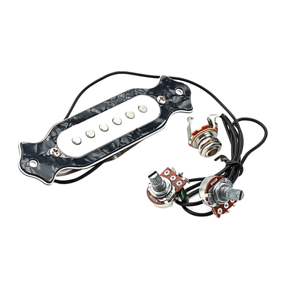 LOLIPPYY 1 Set of Guitar Wired Control Pickup Acoustic Guitar Pickup Multi-function Pickup