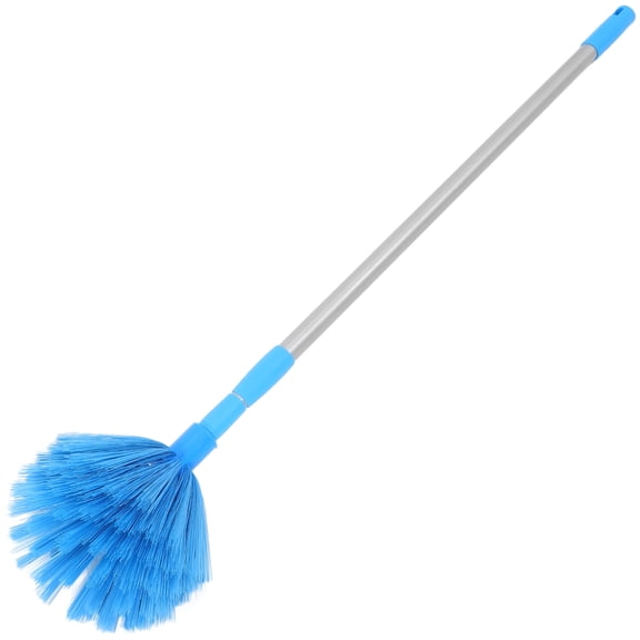 LOLIPPYY Handled Cobweb Broom and Ceiling Duster Set with Extendable Pole for Easy Dust Removal -