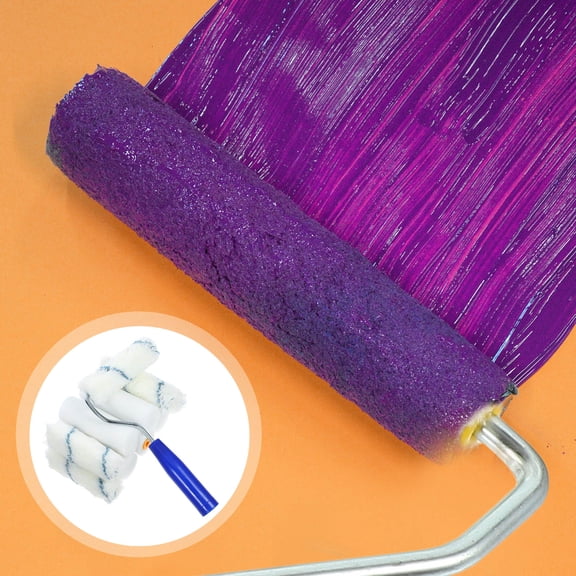 LOLIPPYY 1 Set of Paint Roller Covers for House Painting Supplies in White with Precise Control