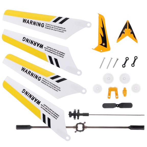 LOLIPPYY 1 Set of RC Helicopter Volitation Parts Yellow for RC Enthusiasts Maintenance