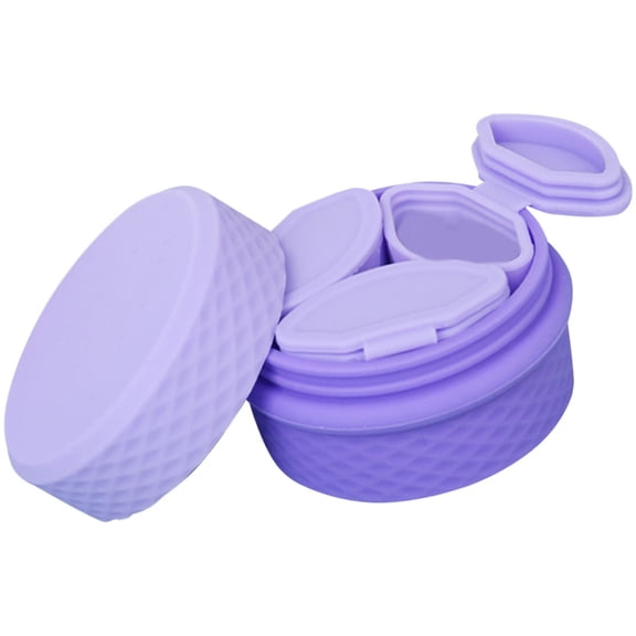 LOLIPPYY 1 Set of Travel Size Jars for Creams Silicone Cream Storage for Women Travelers